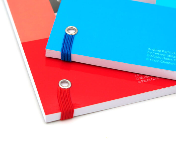 Libreta A6+ con goma y remache - Imagen 2