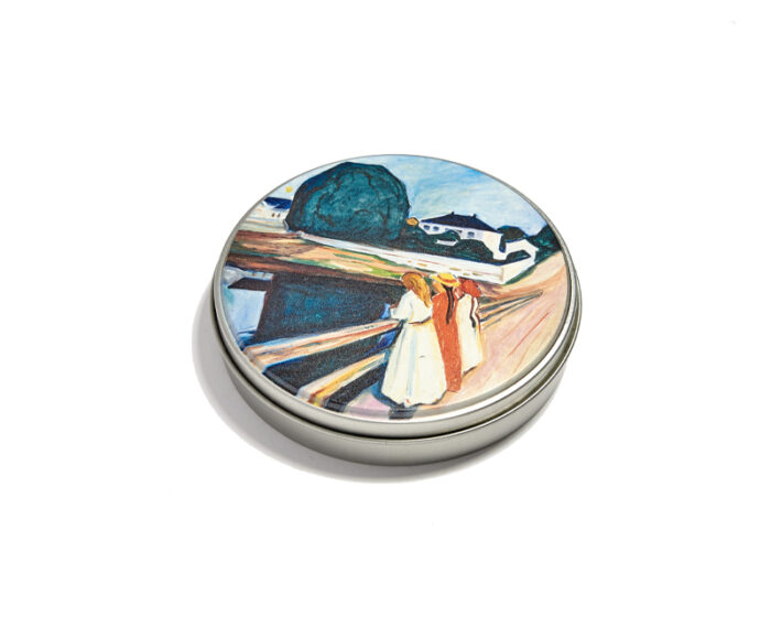 Caja metálica redonda de acuarelas - Imagen 3