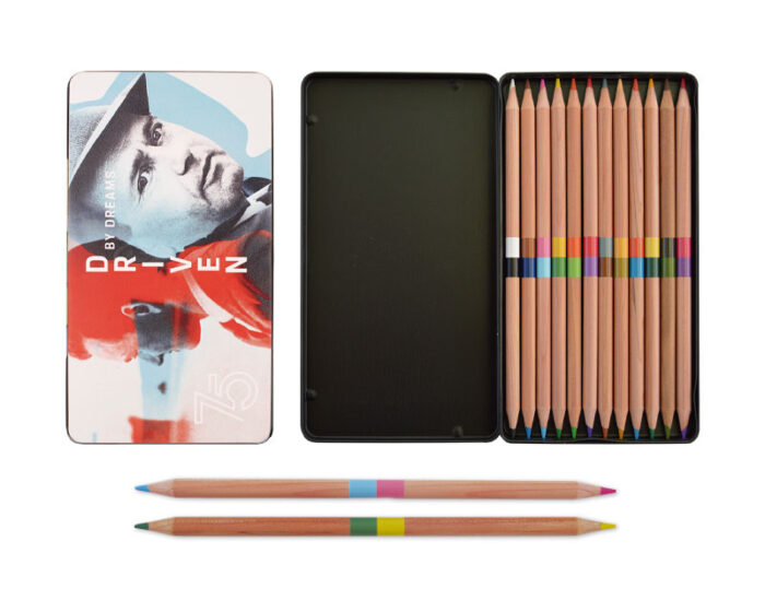 Caja metálica de lápices duo corporativa - Imagen 4