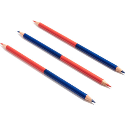 Two color pencil
