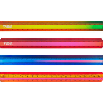 Regla fluo de metacrilato