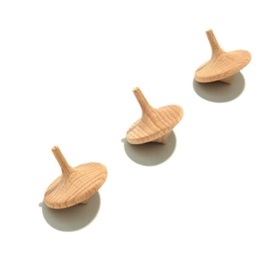 Wooden spinning top