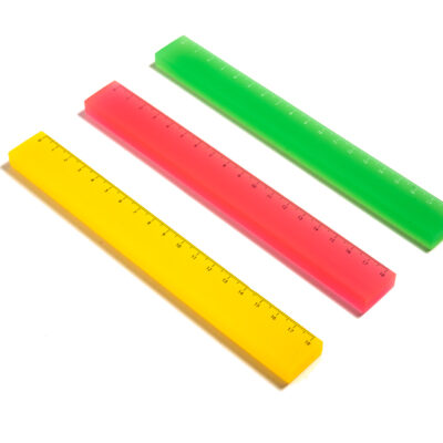 Frost eraser ruler