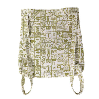 Tote bag & backpack with lined interior, pocket, and zipper