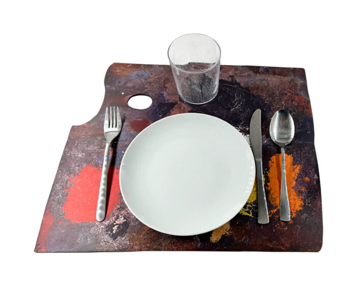 Miró square palette placemat - Image 2