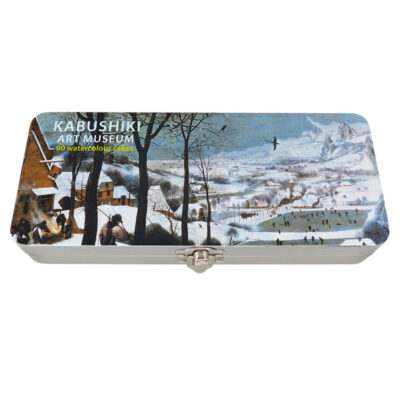 Set de acuarelas en caja de lata