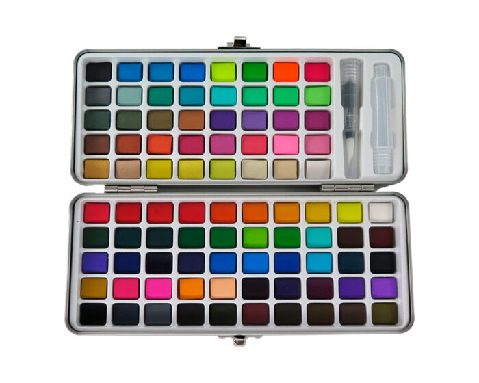 Set de acuarelas en caja de lata - Imagen 2