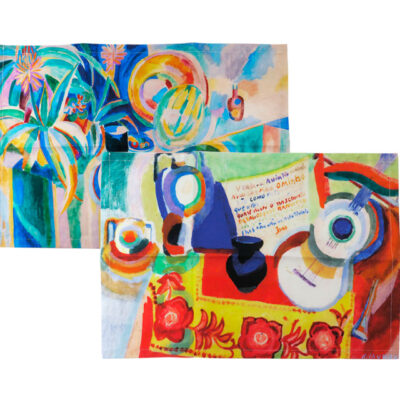 Set de 2 individuales de tela