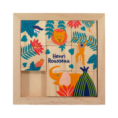 Wooden sliding puzzle