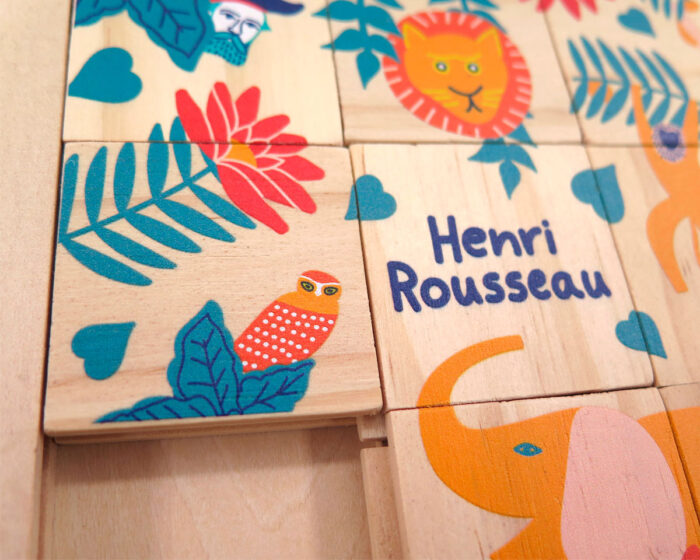 Wooden sliding puzzle - Image 2